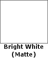 Bright White Color (Matte Finish)