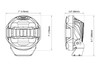 Scope 7" LED Driving Lights (Combo)
