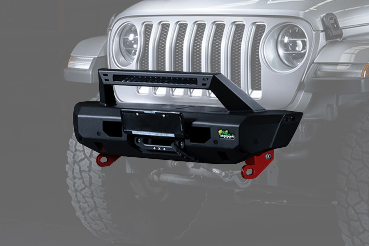 Raid Stubby Front Bumper Kit Suited for Jeep Wrangler JL/JLU