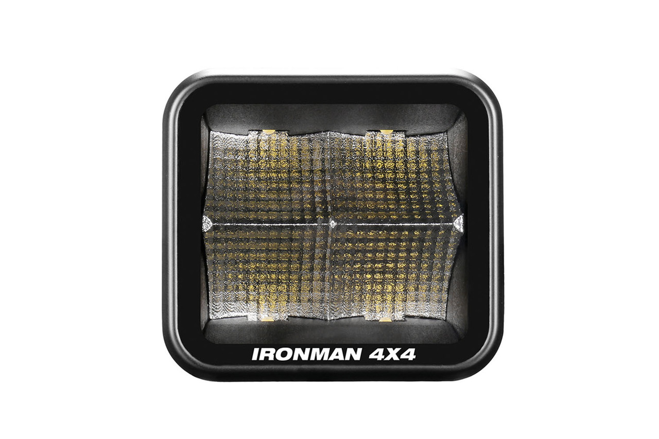 3.2" 40W LED Cube Light Kit, Flood Beam - Clear