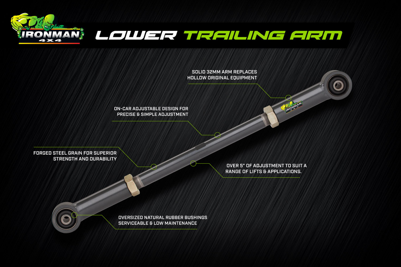 Rear Adjustable Lower Trailing Arm Suited For Toyota FJ Cruiser