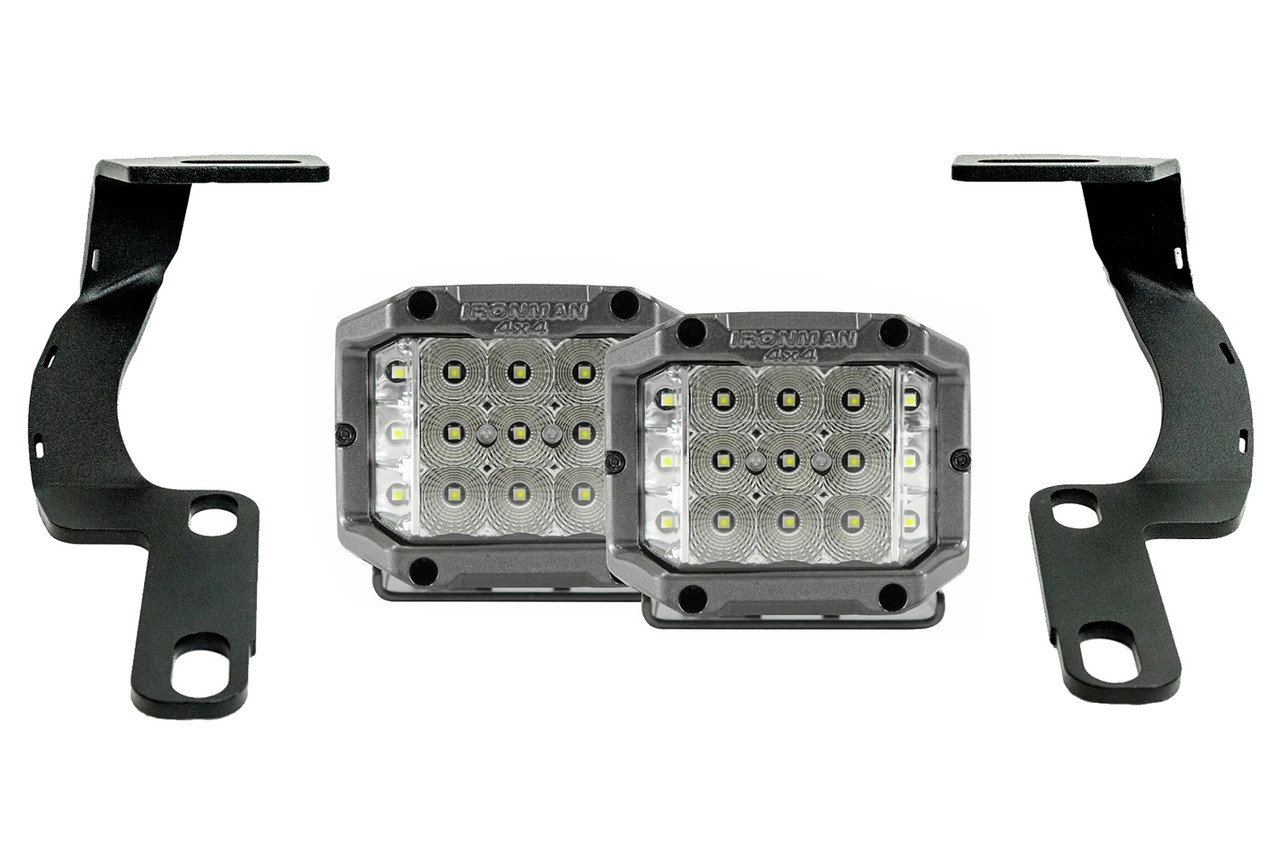 Side Shooter Ditch Light Kit with Mounts Suited for 2003-2009 4th Gen Toyota 4Runner