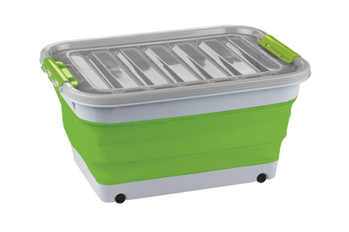 Collapsible Storage Tub with Lid - 30L