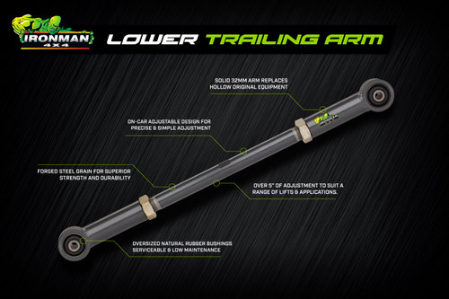 Rear Adjustable Lower Trailing Arm Suited For 2003+ Toyota 4Runner