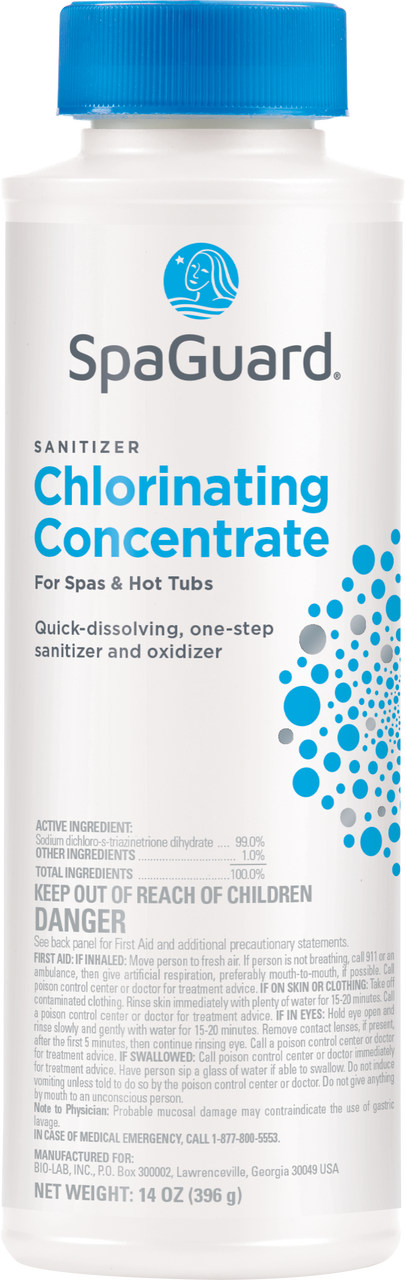 SpaGuard 14 oz Chlorinating Concentrate Spa And Pool Store