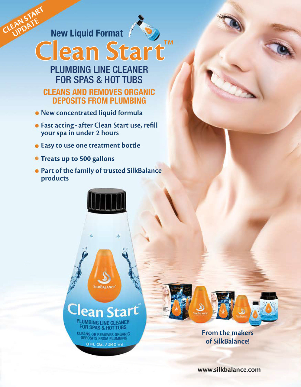 Silk Balance Clean Start Hot Tub and Plumbing Line Flush - Thumbnail 4