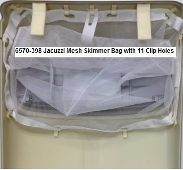 6570-398 Jacuzzi® Mesh Skimmer Bag with 11 Clip Holes - Spa And