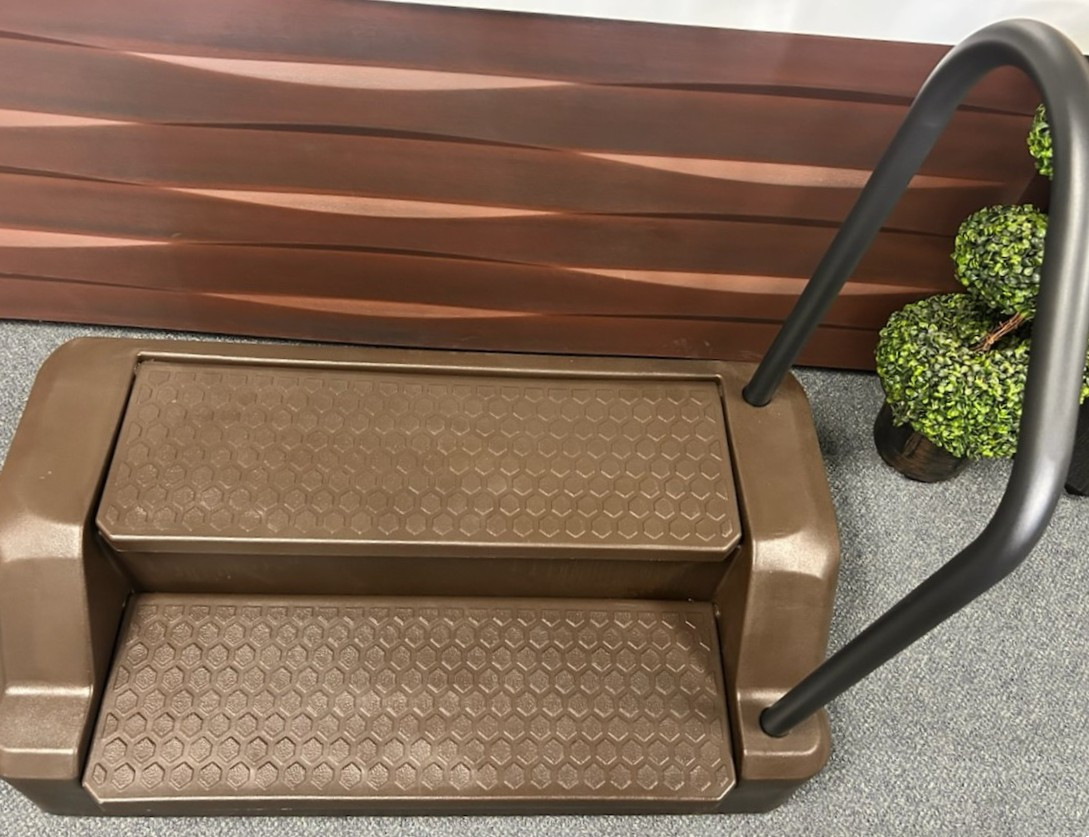 DreamMaker Safe-N-Store Step COFFEE color with Handle FLAT RATE