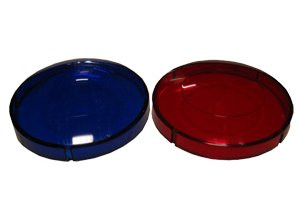 6560-264 Red and Blue Light Lens Set 3 1/4 inch inner diameter