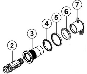 Fluidix ST Jet Assembly with .75"Barb (6541-010, 6540-642, 6540-522, 6540-639, 6540-644, 6540-646)