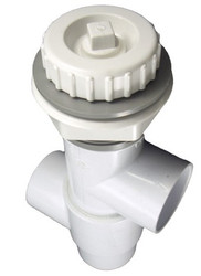 20172-001 Waterfall Valve: 90º, 3-Way, 1-1/2" Slip (Complete without Knob)