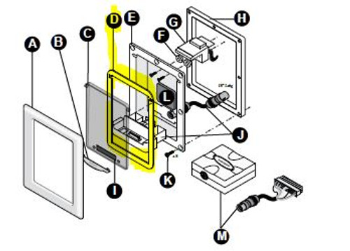 6540-540 Gasket: iPod Door 2008