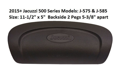 2455-266 Jacuzzi® 2015+ J-585 & J-575 Pillow Replacement Headrest (also 2472-005 bagged)