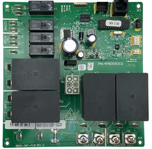 6600-297 All 2014-2015 2-Pump J-300 Series Circuit Board