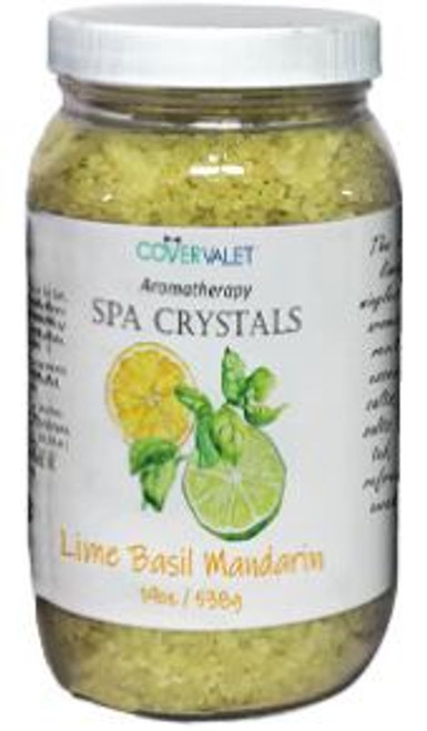 Cover Valet Spa Crystals Lime Basil Mandarin 19oz 