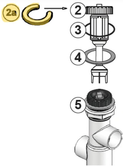 6570-462 Jacuzzi C Clip for Waterfall Valve (6570-462)