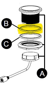 6540-521 O-Ring FootWell Light Assembly/Jacuzzi Valves