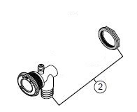 6541-612 Jacuzzi DV/DX/DL 200s Jetback with Nut