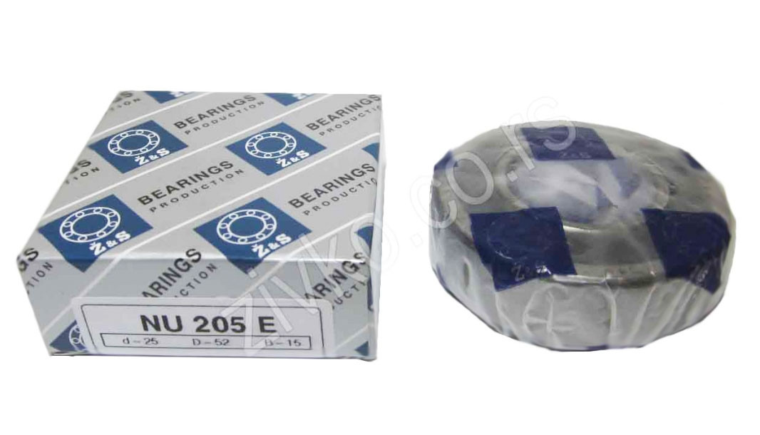 Hengergörgős csapágy NU 205 E - 2