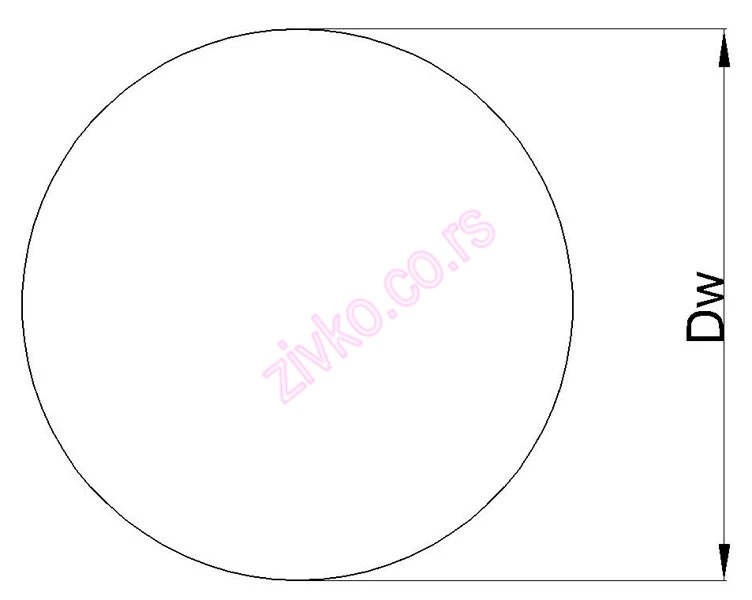 Drawing 6.747 mm