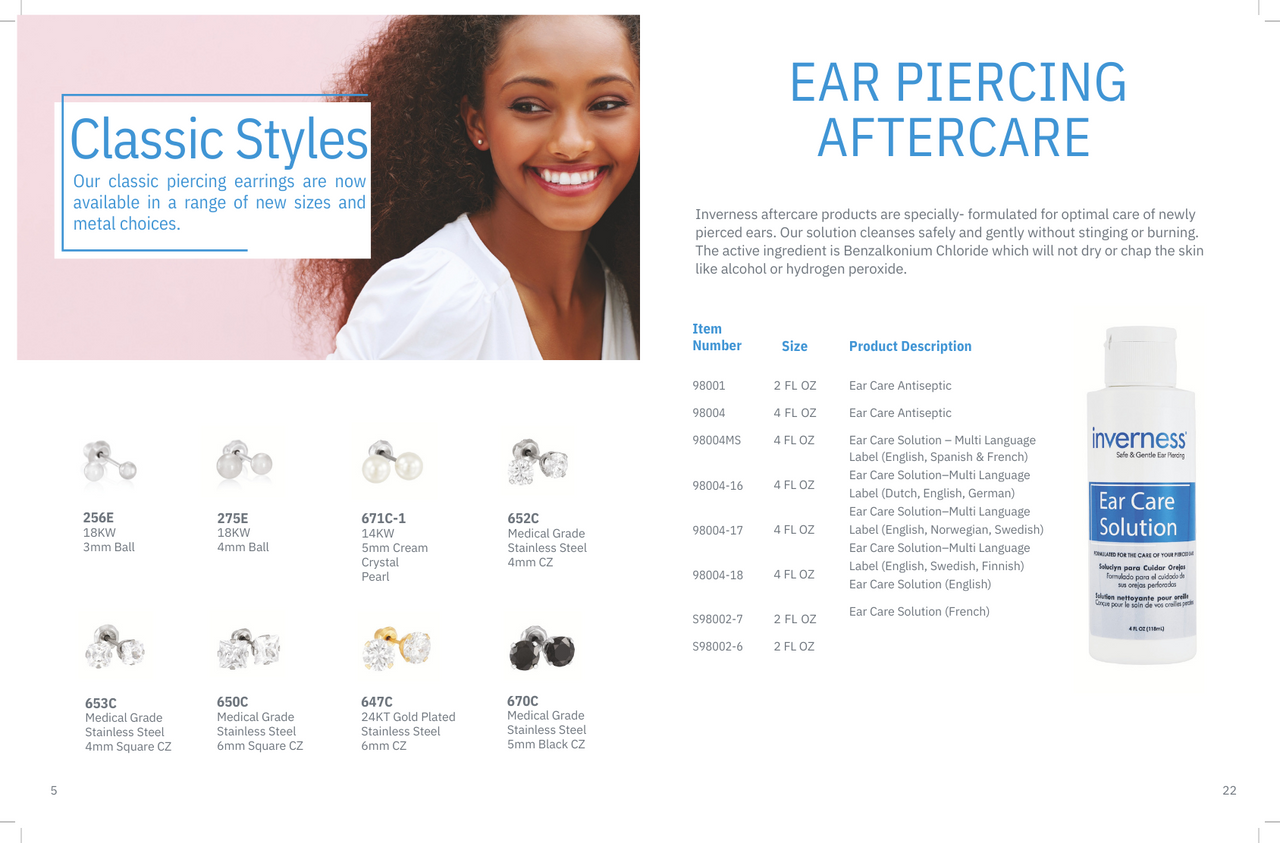 The Inverness Ear Piercing System