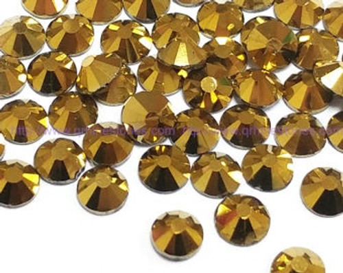 Sina Acrylic Rhinestone Gold 144pc (Discontinued Item)