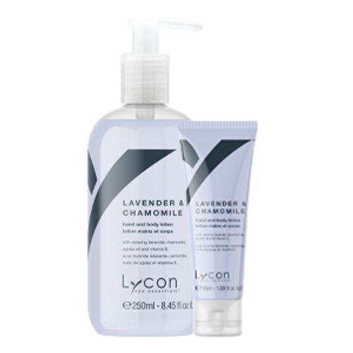 Lycon Professinal Lavender & Chamomile Hand & Body Lotion Range