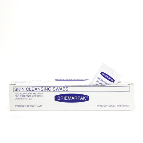 Briemarpak Skin Cleansing Swabs 200pc