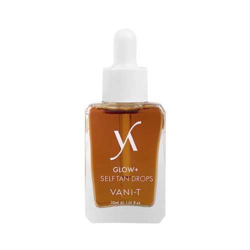 Vani-T Australia Glow Plus Self Tan Drops 30ml professional tanning product Gold Coast Brisbane Australia Wide, Customisable self tan drops for face and body, Beauty therapist recommending gradual tanning solution, Vani-T Glow self tanning concentrate for salon retail, Profile Salon Supplies Vani-T tanning range