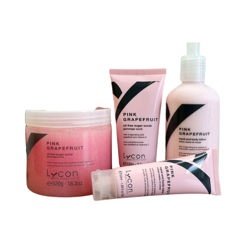 Lycon Professional Pink Grapefruit Hand & Body Lotion Range Lycon Professional Pink Grapefruit Hand & Body Lotion Range