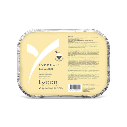 Lycon Precision Waxing Lycoflex Vanilla Hot Wax 1kg