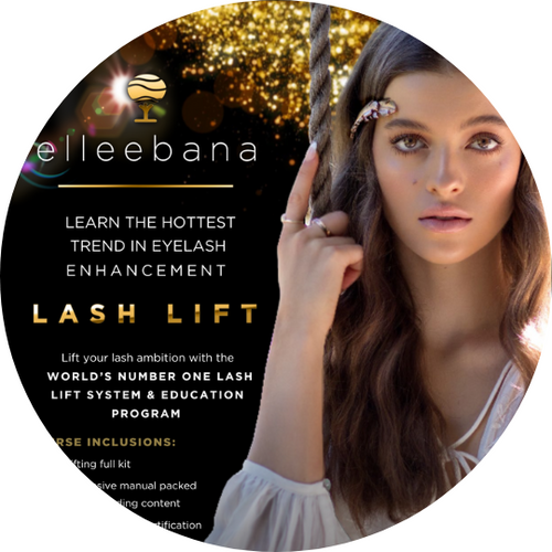 Elleebana One Shot lash lift system professional lash curling treatment used to lift and enhance natural lashes in salon services