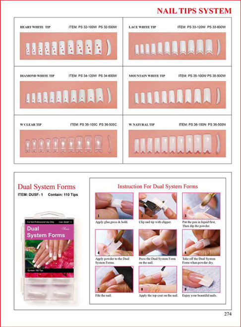 Sina Tips Clear Half Well 500pc Boxed (Discontinued Item) Sina Tips Clear Half Well 500pc Boxed (Discontinued Item)