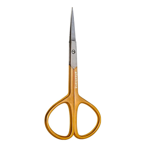 Elleebana scissors professional precision cutting tool used for brow shaping lash lift preparation and salon beauty treatments