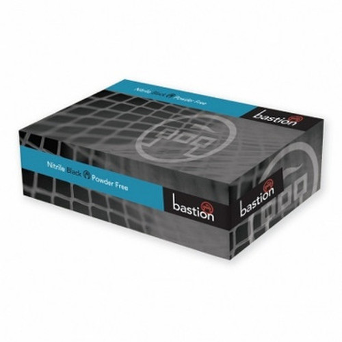 Bastion Nitrile Black Micro Texture Powder Free Glove Range 100pc Bastion Nitrile Black Micro Texture Powder Free Glove Range 100pc