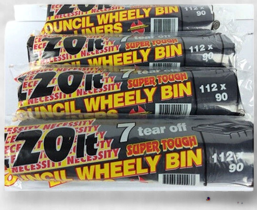 bin liners, 120L bin liners, garbage bags, large bin liners, heavy duty bin liners, waste bags, commercial bin liners, salon cleaning supplies, clinic supplies, disposable liners, bulk waste bags, roll bin liners, 120 litre garbage bags, cleaning supplies Australia