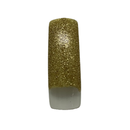 Pre Designed Gold Glitter Tips 70pc (Discontinued Item)