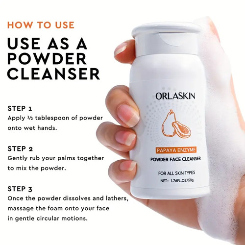 ORLASKIN Enzyme Facial Cleanser Powder 50g