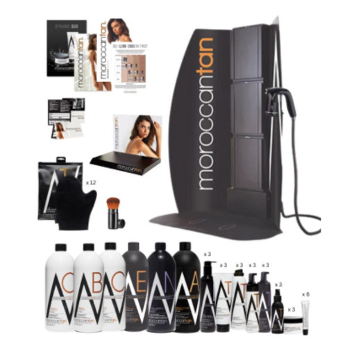Moroccan Tan Professional Salon kit - 3 Fan Tower