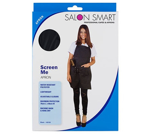 Screen Me Black Matt Apron Screen Me Black Matt Apron