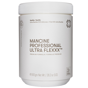Mancine Professional Cosmetics Ultra Flexx Vanilla White Strip Wax Range