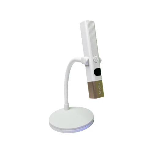 ACOS flash cure nail lamp portable LED UV curing tool for Gel X nails Gold Coast Brisbane Australia Wide, Nail technician curing press on nails using flash cure lamp, Gel X extension application with portable nail lamp in salon, USB powered compact nail curing light for mobile nail tech use, Profile Salon Supplies ACOS flash cure lamp professional packaging Gold Coast Brisbane Australia Wide