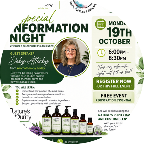 Free hairdresser information night with Deby Atterby at Profile Salon Supplies and Education Gold Coast