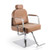 Lauren brow reclining styling chair professional salon furniture Gold Coast Brisbane Australia Wide, Black diamond stitched beauty treatment chair for brow and lash services, Desert reclining beauty chair with adjustable footrest salon furniture, Professional brow artist treatment chair for beauty salon use, Profile Salon Supplies Lauren reclining styling chair packaging Gold Coast Brisbane Australia Wide