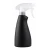 Matte spray bottle 150ml professional salon fine mist hair styling bottle Gold Coast Brisbane Australia Wide, Close-up of matte black spray bottle used for salon hair styling, Hairdresser using spray bottle for sectioning and cutting preparation, Assorted matte spray bottles in black brown and white salon workstation, Profile Salon Supplies 150ml spray bottles salon tools Gold Coast Brisbane Australia Wide