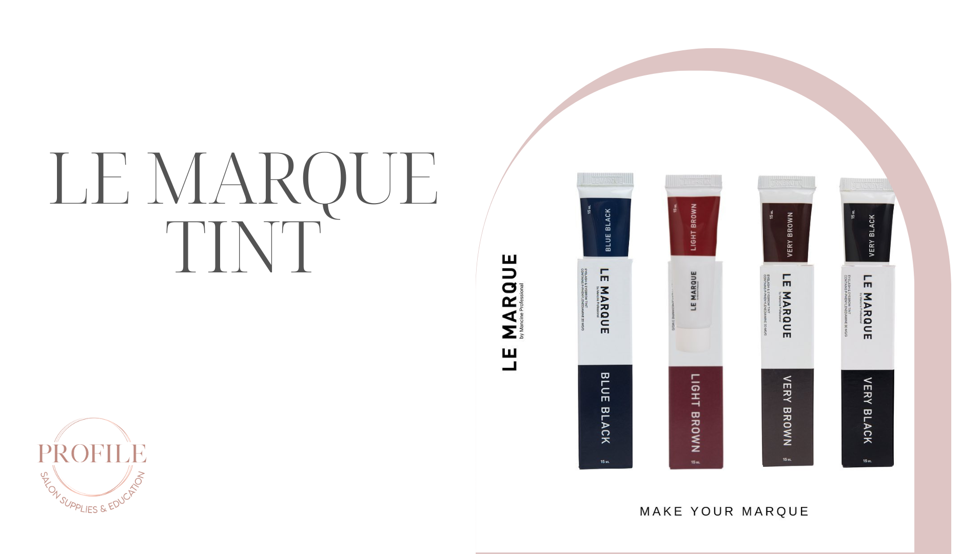 Le Marque Tint Color Chart