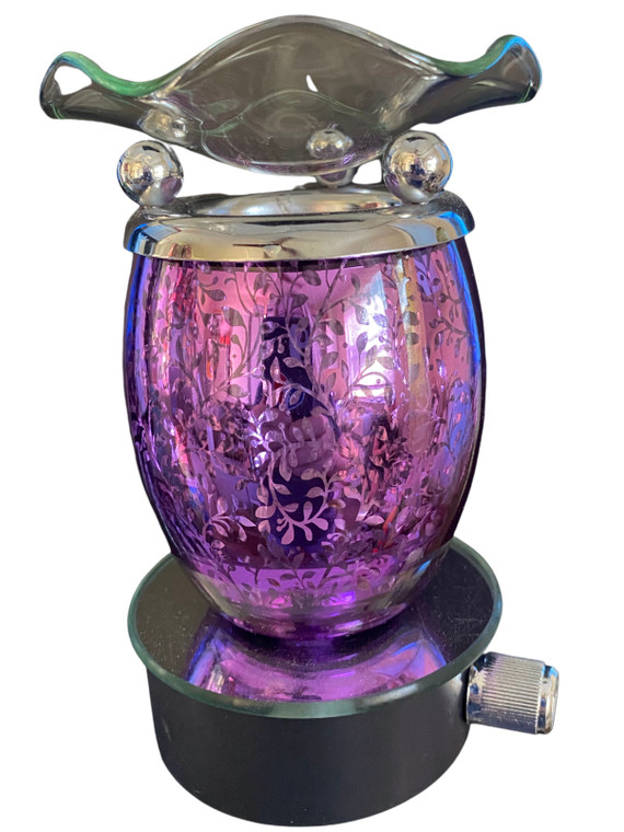 Purple Leaves Night Light