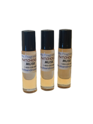 Patchouli Musk (U),  1/3 oz. roll-on bottle, bundle of 3