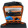 JetPack Remix Three Compartment DJ Backpack Main Compartment Top View
