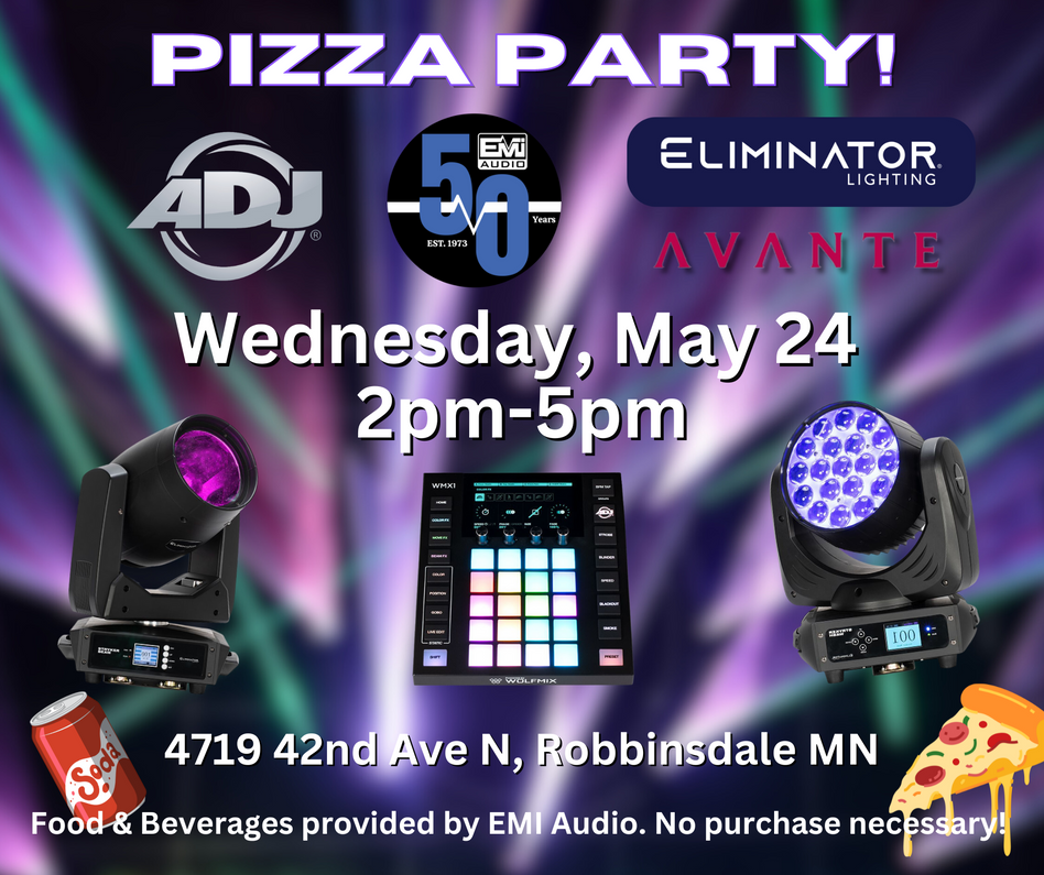 EMI Audio x ADJ Pizza Party! 